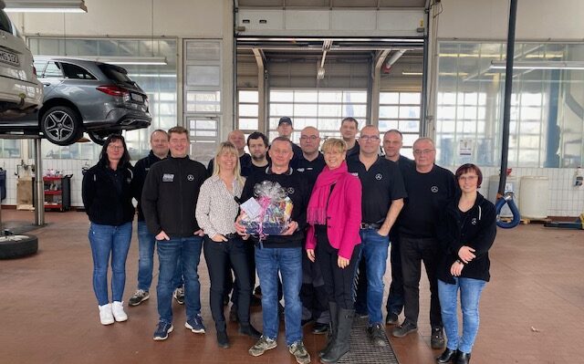 Wir gratulieren unserem langjährigen Mitarbeiter Mirko Kindermann zu 25 Jahren Betriebszugehörigkeit!