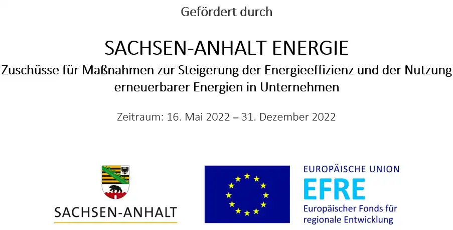 Wir steigern unsere Energieeffizienz am Standort Oranienbaum 
